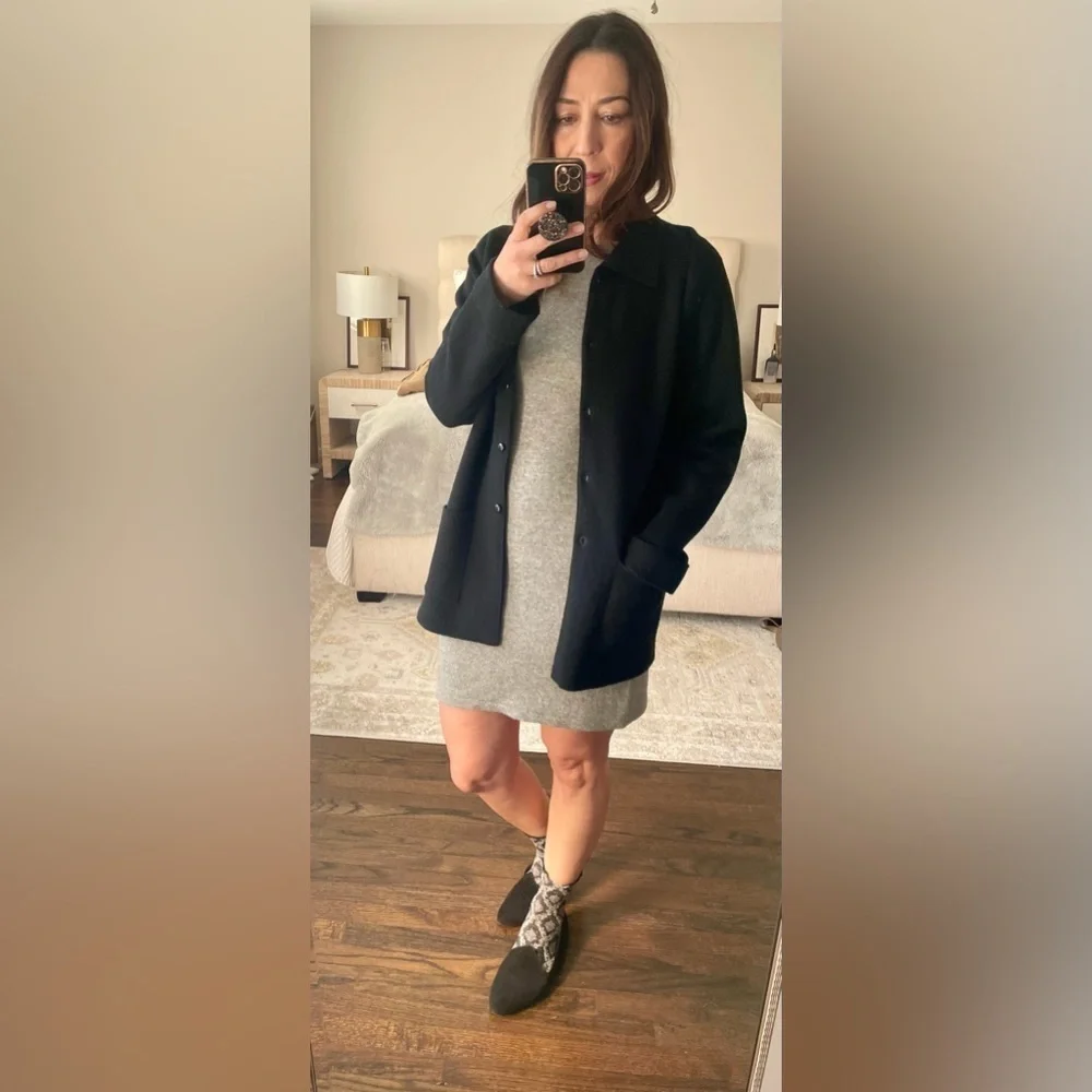 J. Crew gray cashmere